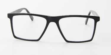 Men Cristal Eyeglasses: Luke Black - SpecSMART Eye Clinic (Front View)